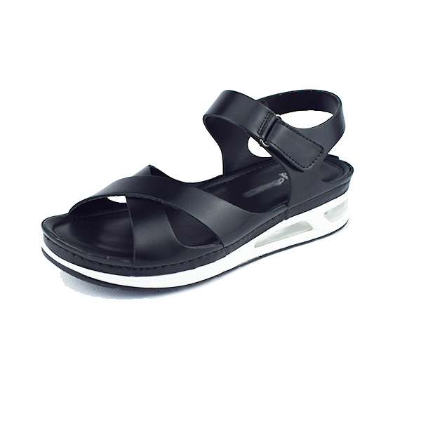 Sandale componse Confort pour femme 051 noir Sandales médicales femme Maroc